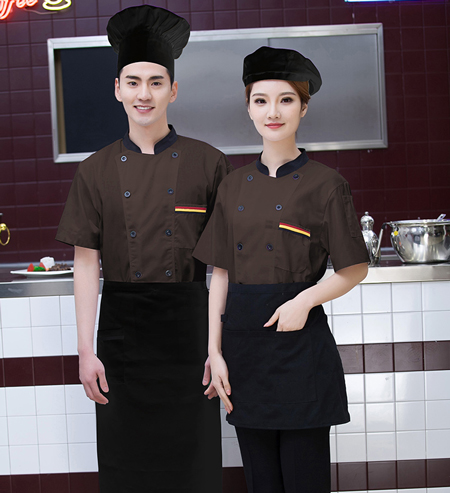 厨师工作服款式图片大全,怎么洗白?2