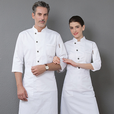 厨师工作服款式图片大全,怎么洗白?5