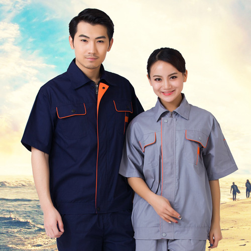夏季工作服款式图片，夏季工作服穿什么面料最凉快？2