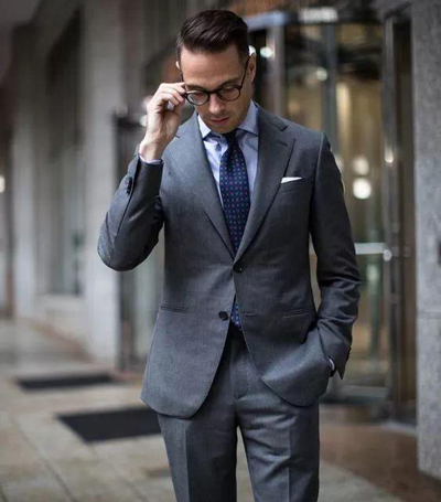 西装头—西服定制搭配的好伴侣2